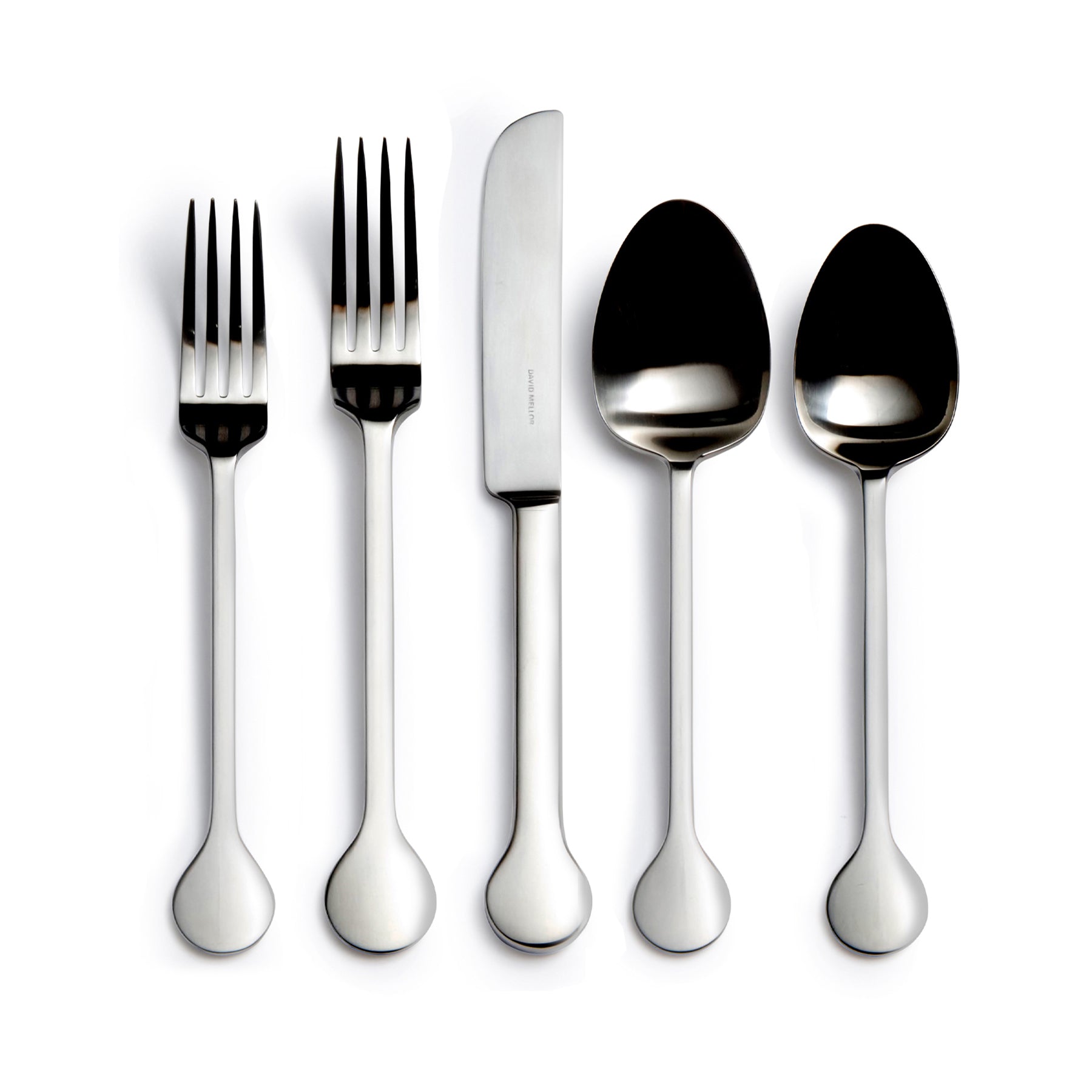 David Mellor Hoffmann Stainless Steel Five-Piece Cutlery Place Setting
