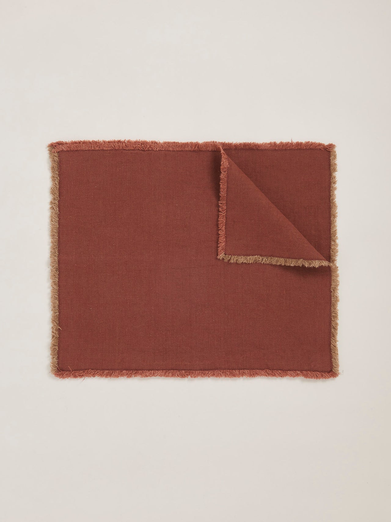 R+D.LAB Hopsack Placemat | Mattone Red