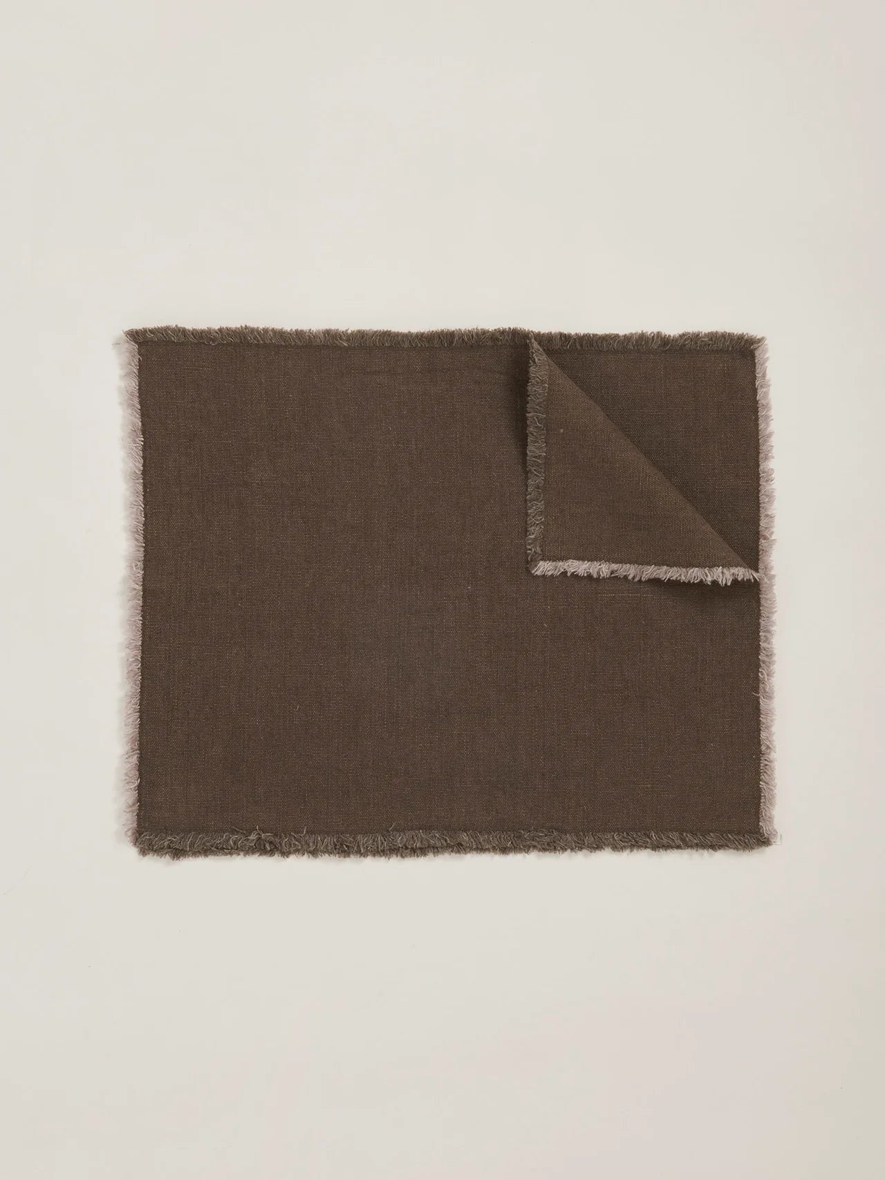 R+D.LAB Hopsack Placemat | Moro Brown