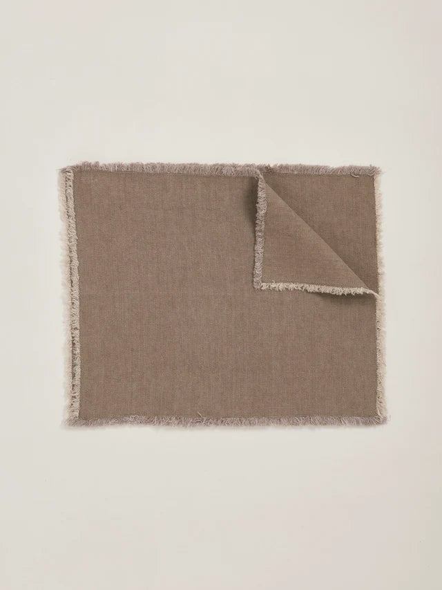 R+D.LAB Hopsack Placemat | Natural Gray