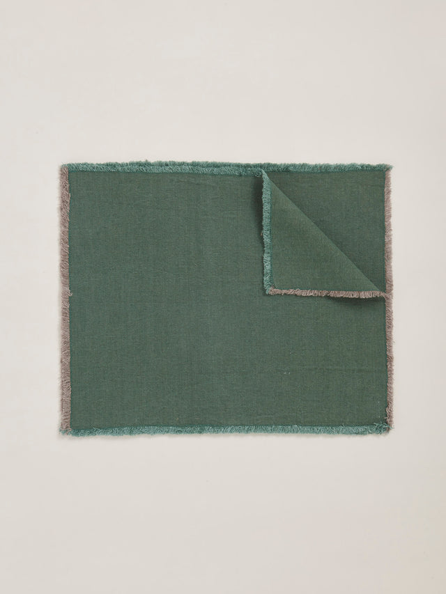 R+D.LAB Hopsack Placemat | Slate Green
