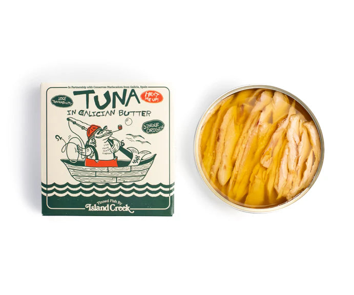 Island Creek Oyster Tuna Belly In Galician Butter