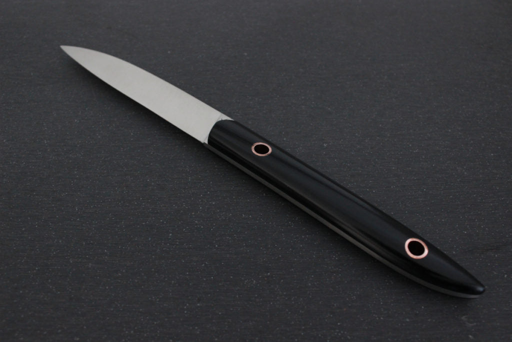 Roland Lannier - France Black & Copper Table Knife Set