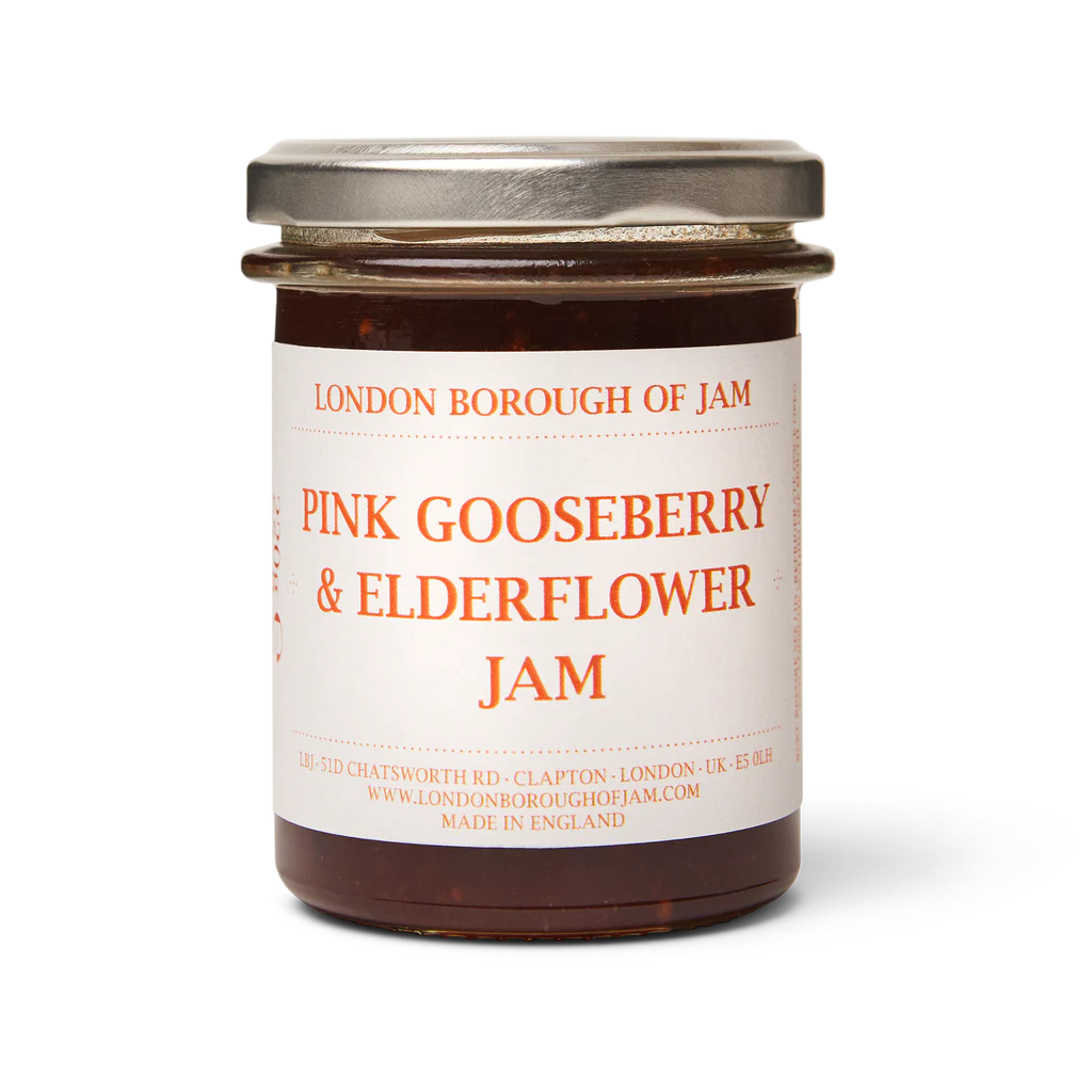London Borough of Jam Pink Gooseberry & Elderflower