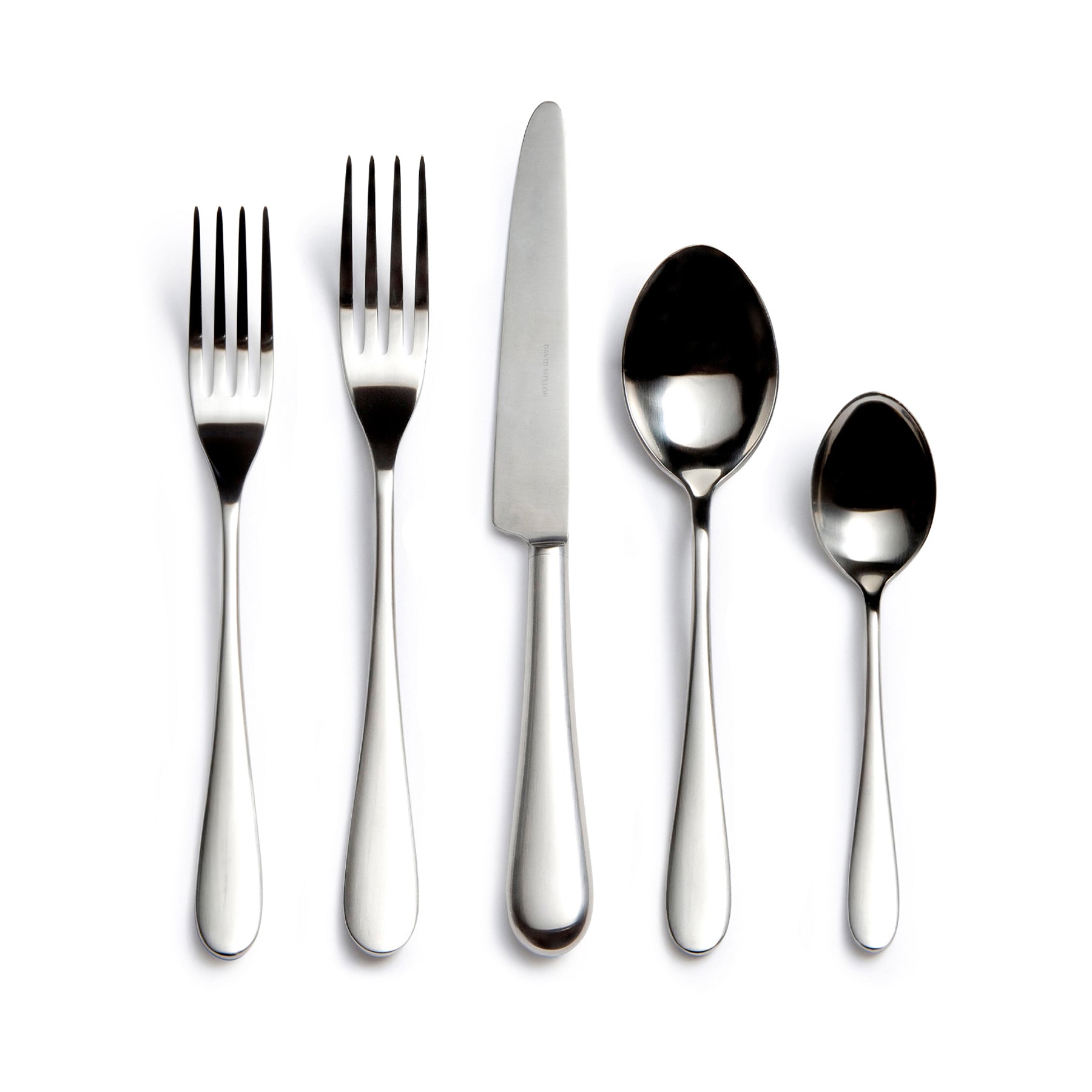 David Mellor Paris Stainless Steel Five-Piece Cutlery Place Setting