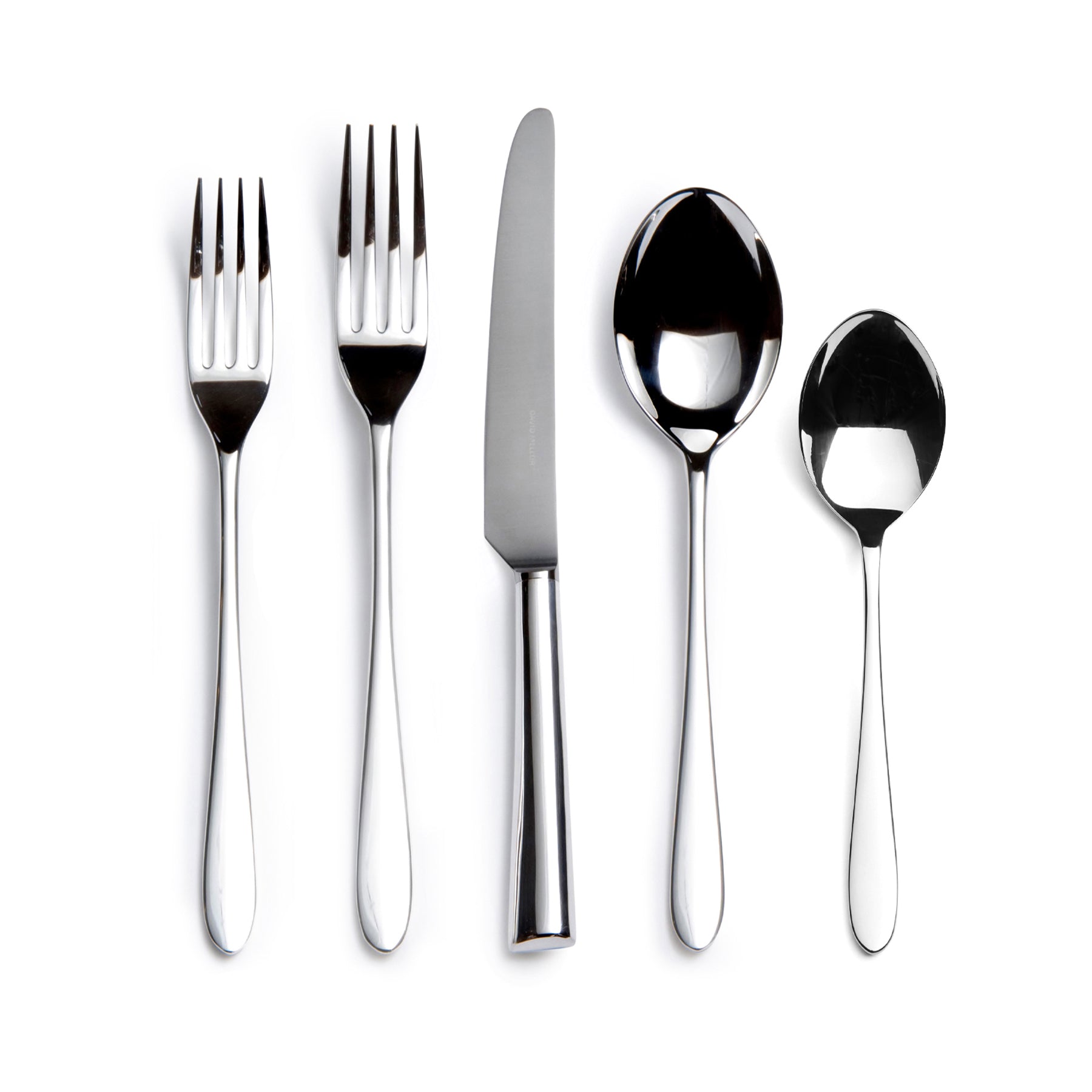 David Mellor Pride Stainless Steel Five-Piece Cutlery Place Setting