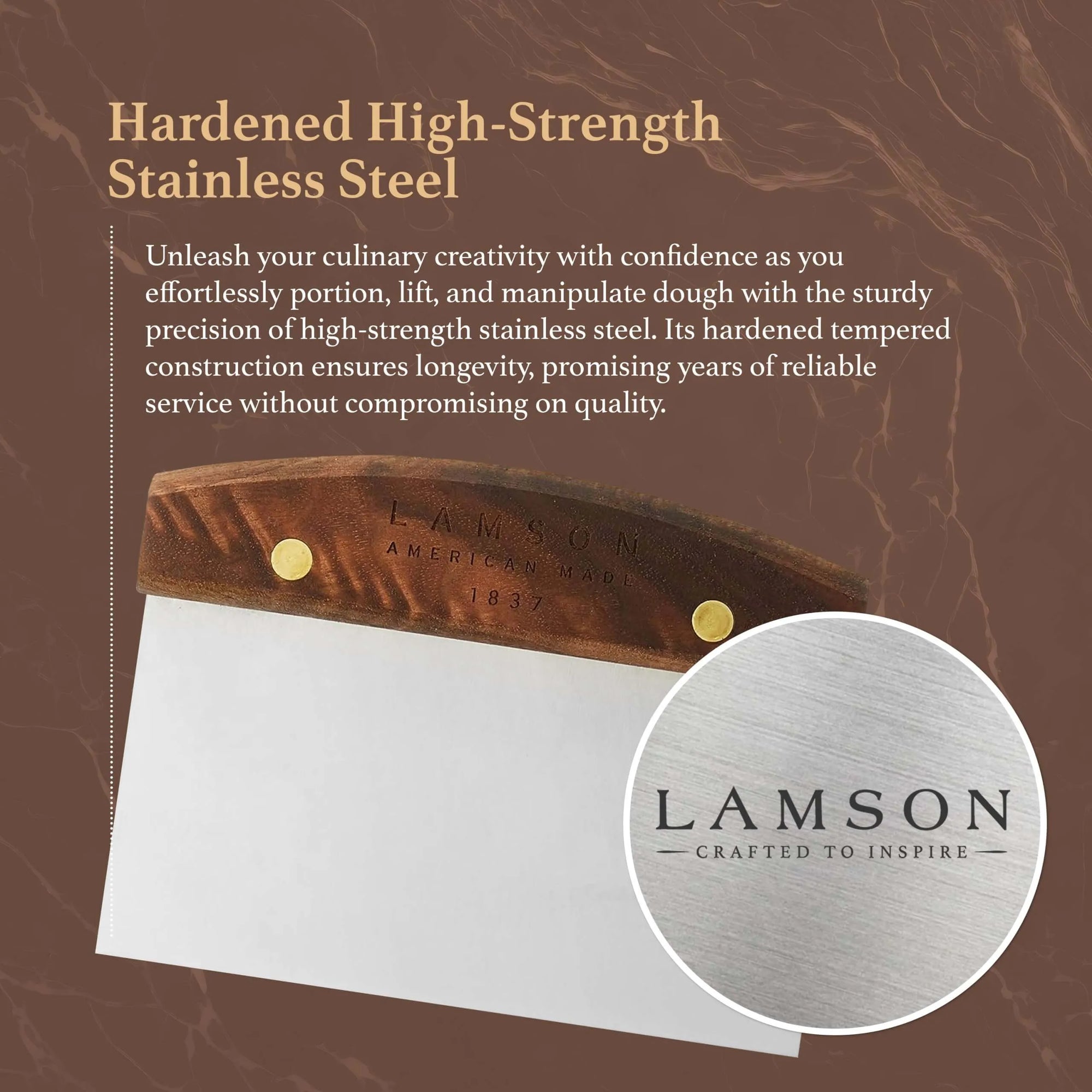 Lamson 3"x6" Dough/Bench Scraper