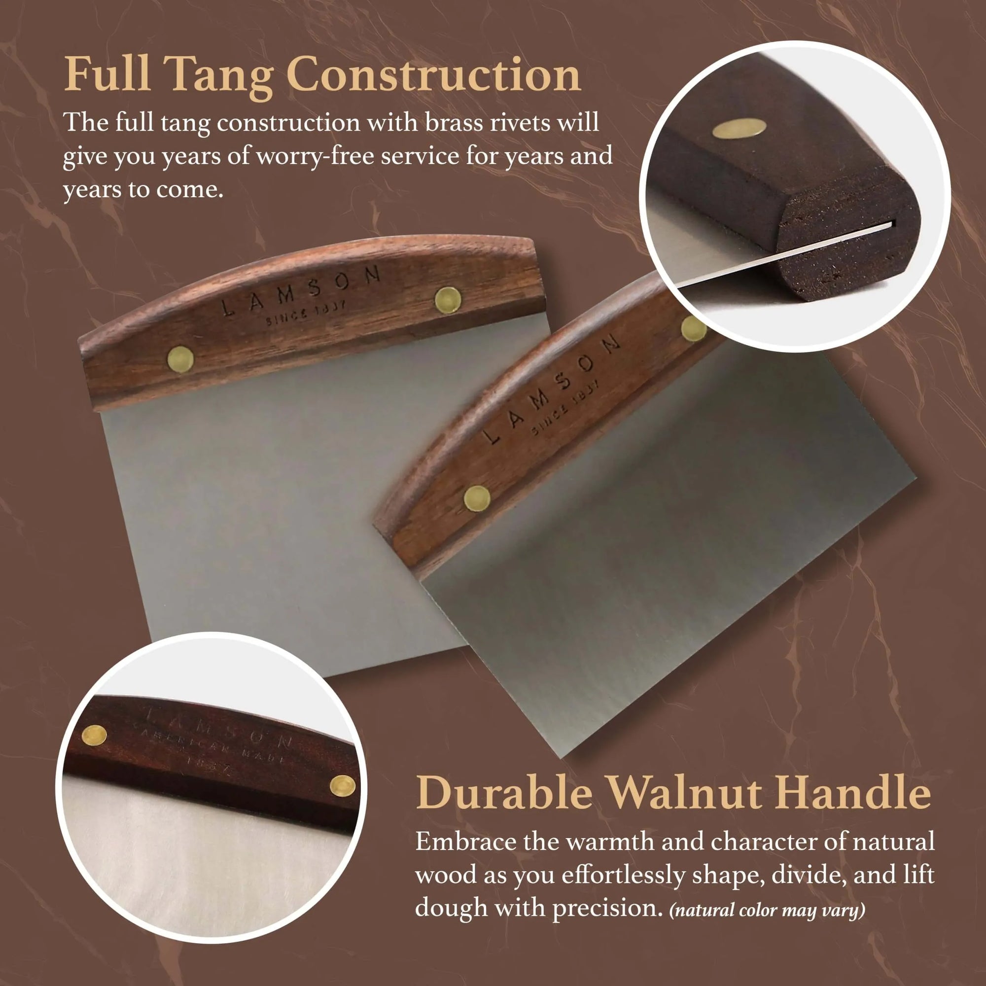 Lamson 3"x6" Dough/Bench Scraper