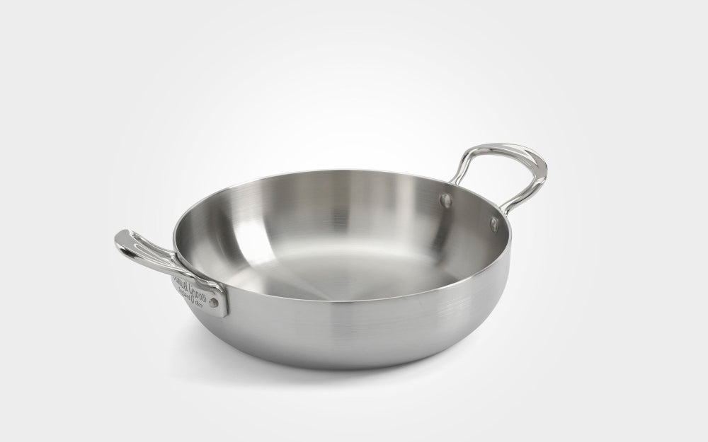 Samuel Groves Classic 26cm Stainless Steel Triply Chefs Pan Double Handle