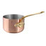 Mauviel M'Heritage M'150 B Copper Sauce Pan With Brass Handle, 0.9-Qt