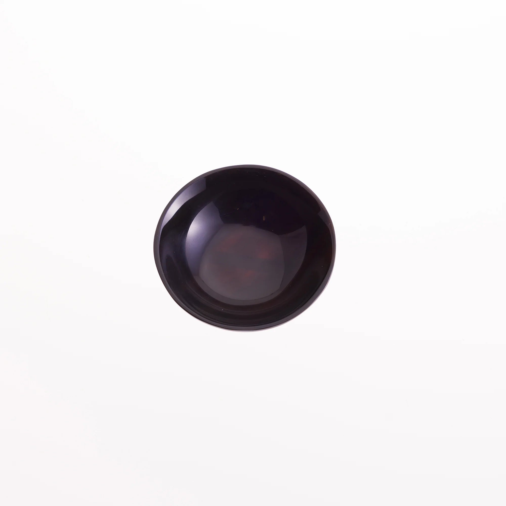 Sarah Petherick Round Salt/Pepper Bowl - Black Horn