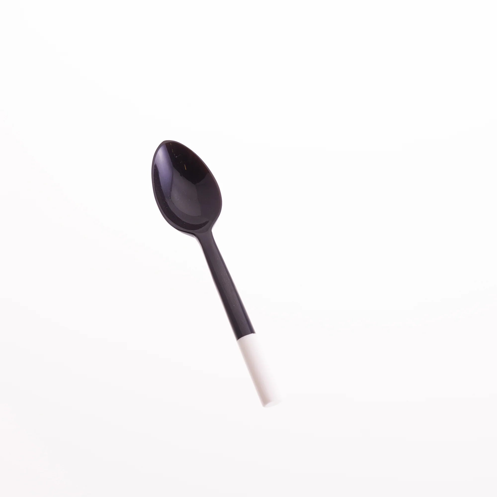 Sarah Petherick Egg Spoon - Black Horn with Bone Tip