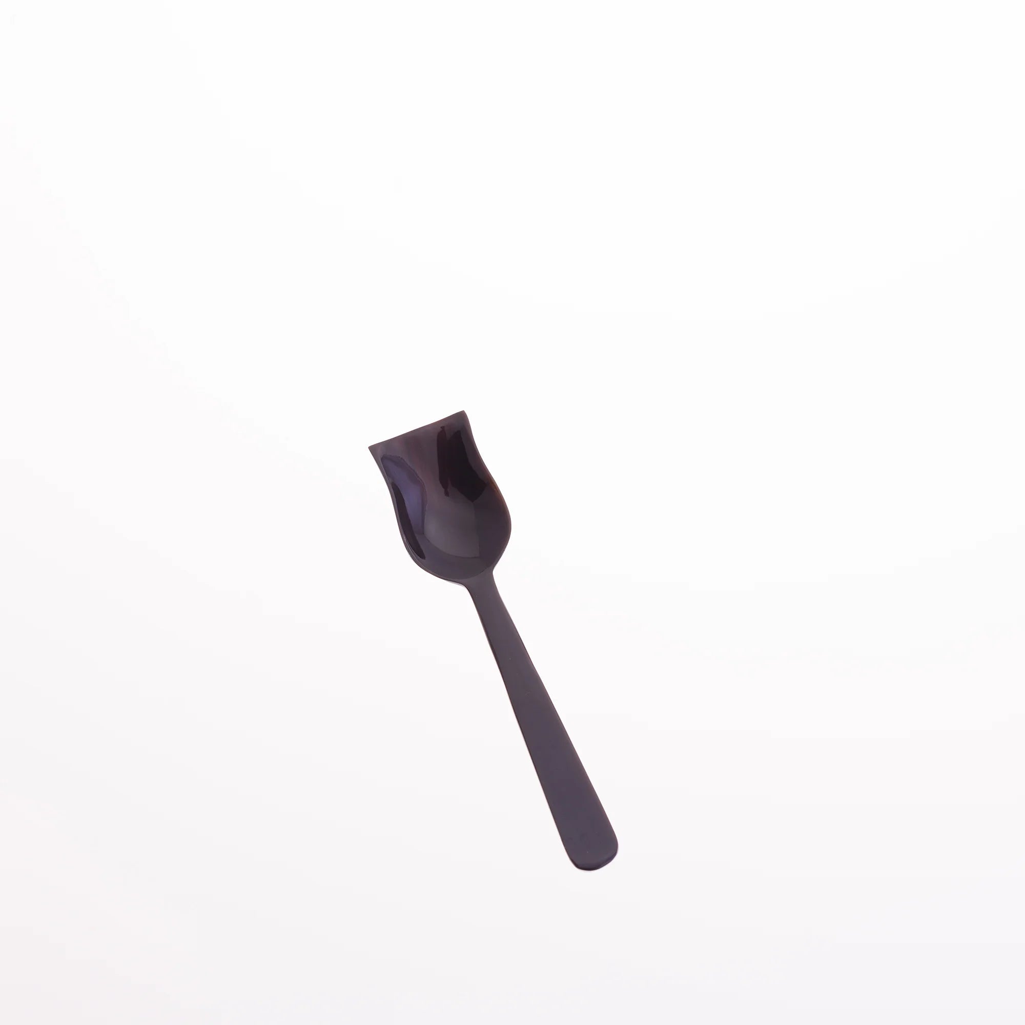 Sarah Petherick Caviar Spoon (small) - Black Horn