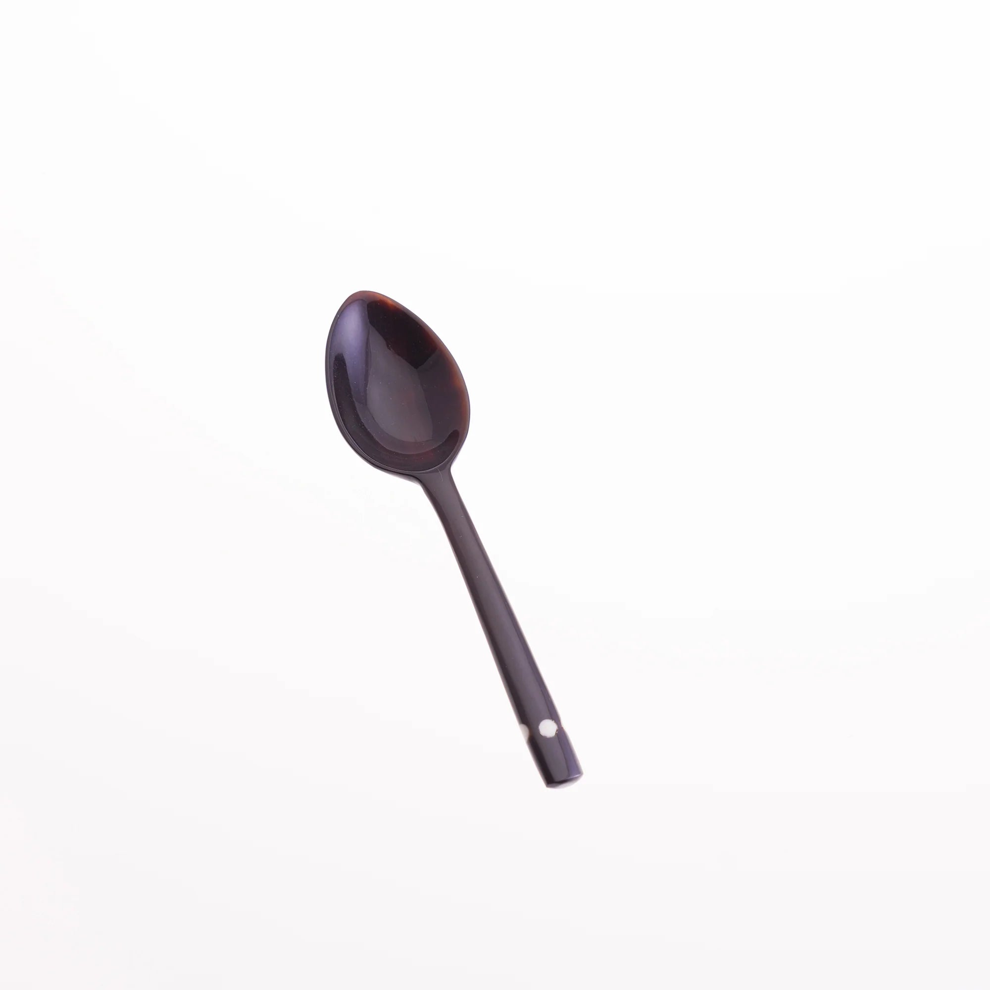 Sarah Petherick Egg Spoon - Black Bone/Bone Dot