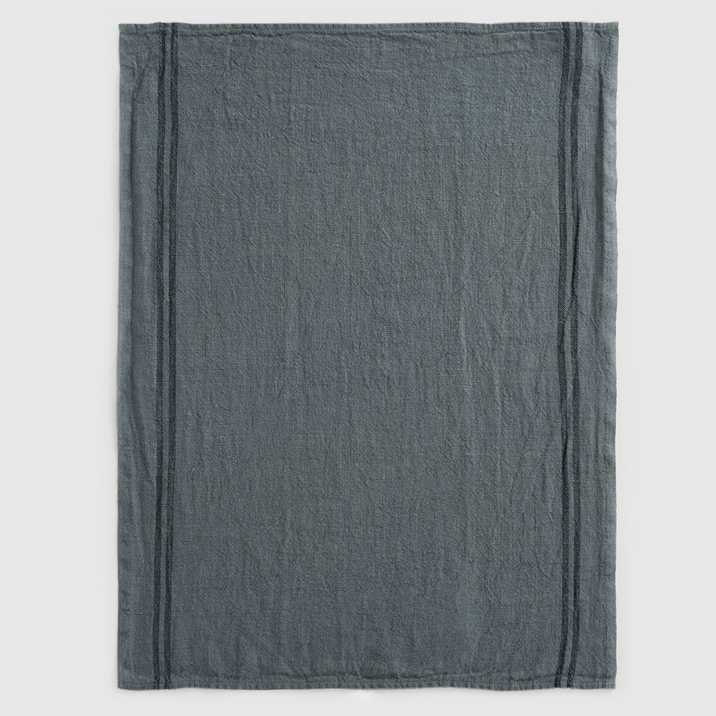 Charvet Editions Country Tea Towel in Acier