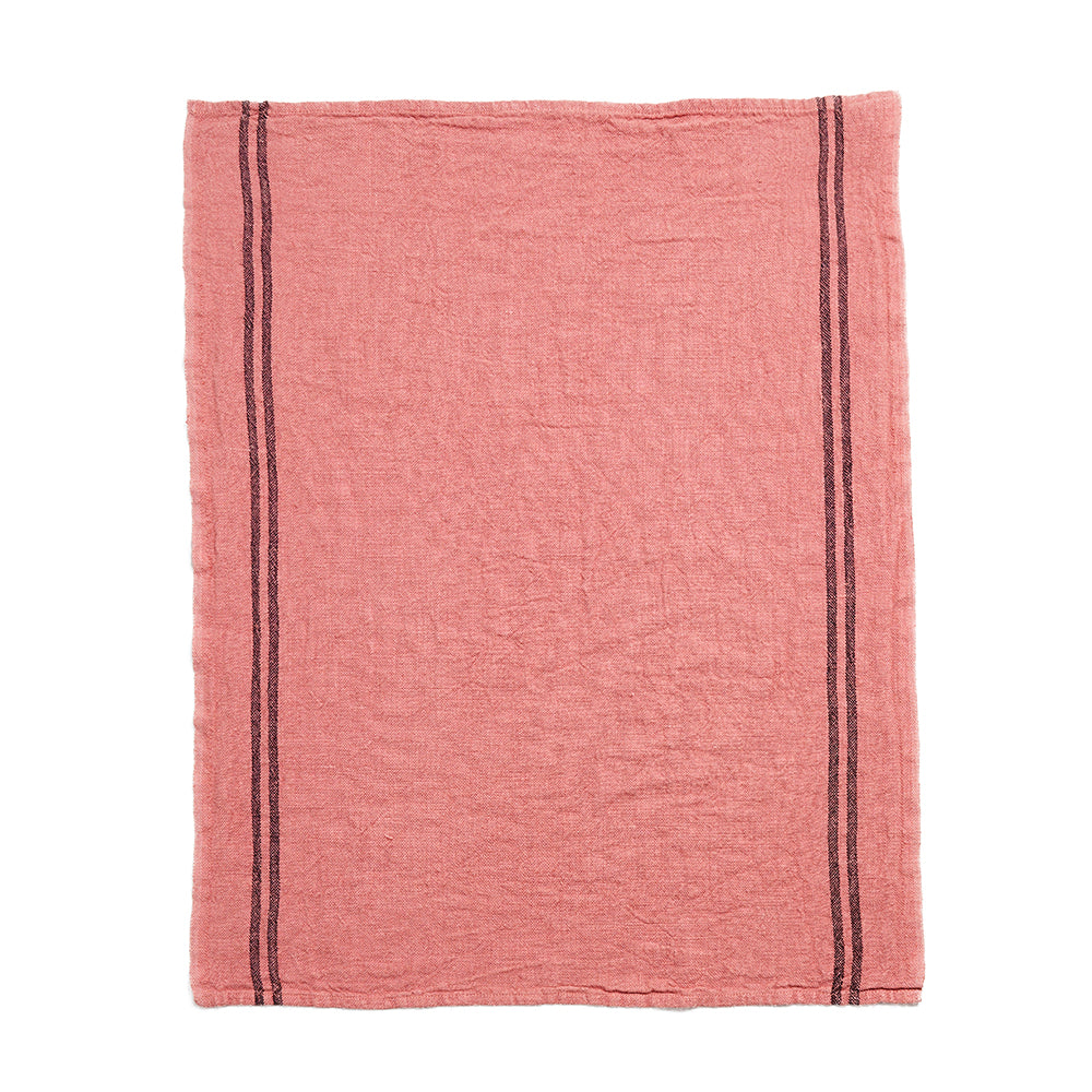 Charvet Editions Country Tea Towel in Camelia