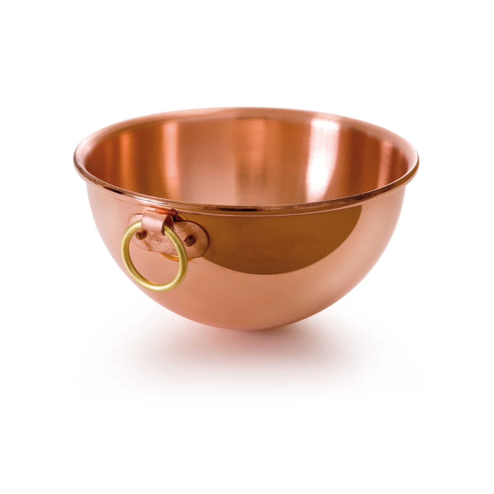 Mauviel M'Passion Egg White Beating Bowl With Ring, 2.6-Qt