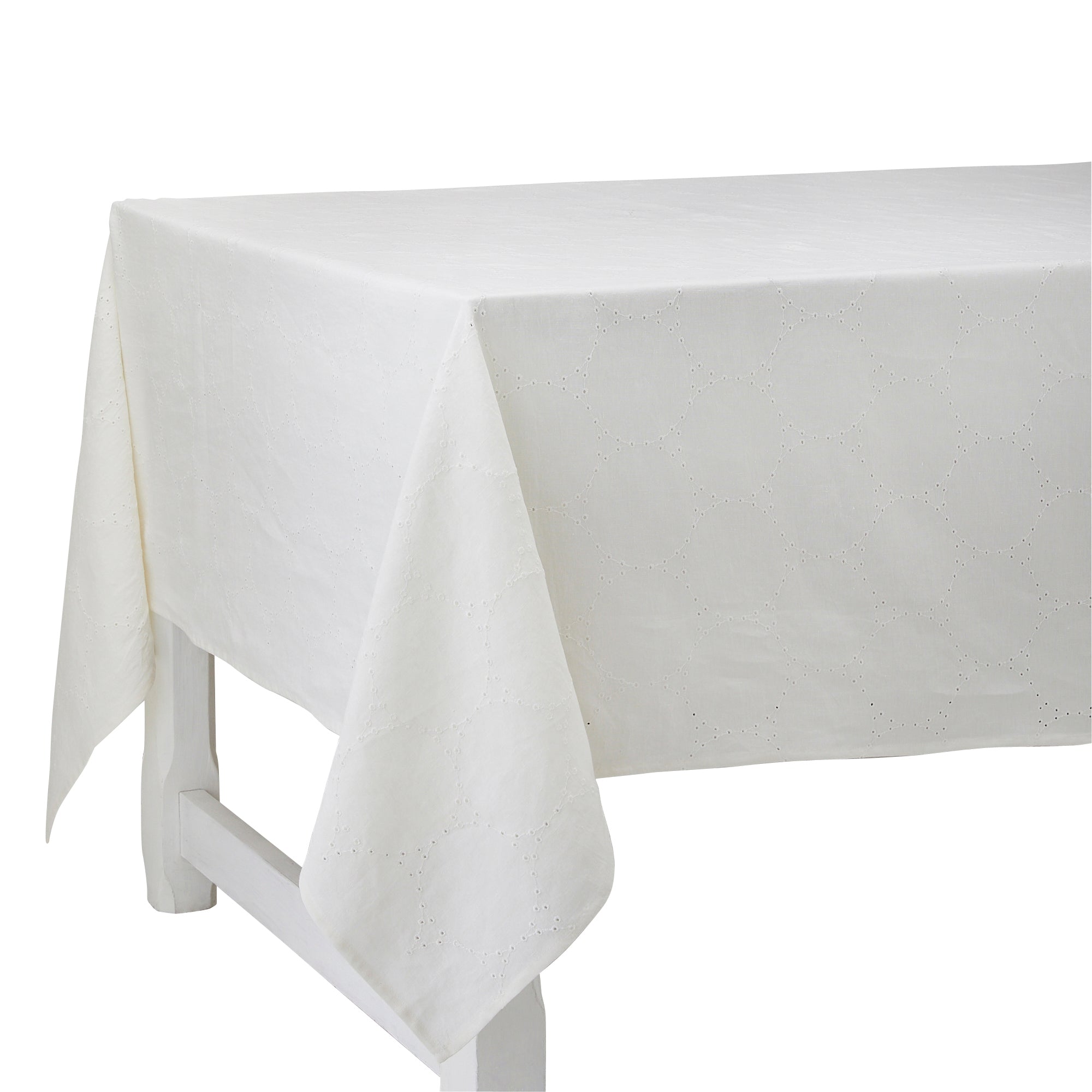 Charvet Editions Venise Table Cloth - Blanc