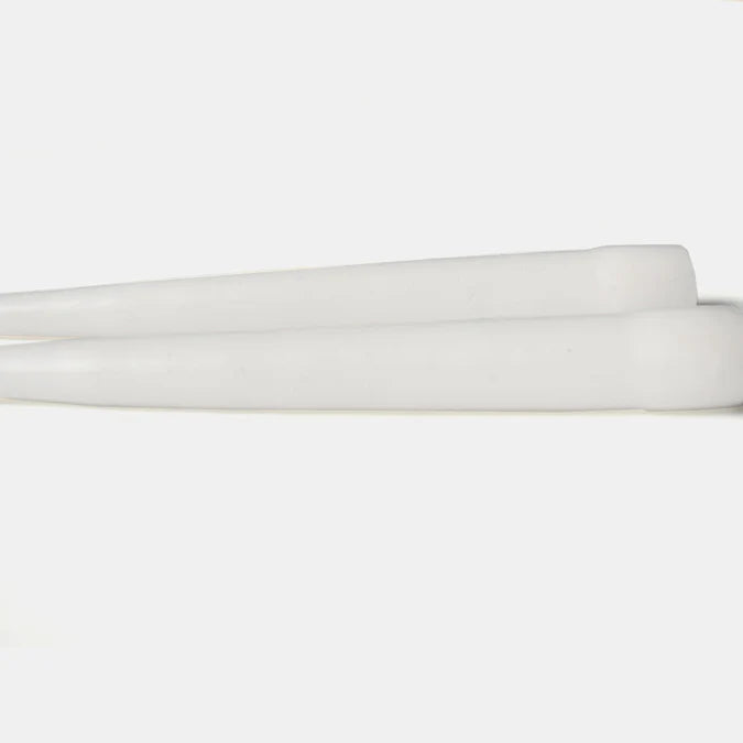 Danica Hand Dipped Tapers - White 17"