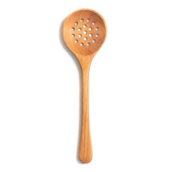 Lancaster Wooden Strainer Spoon 12"