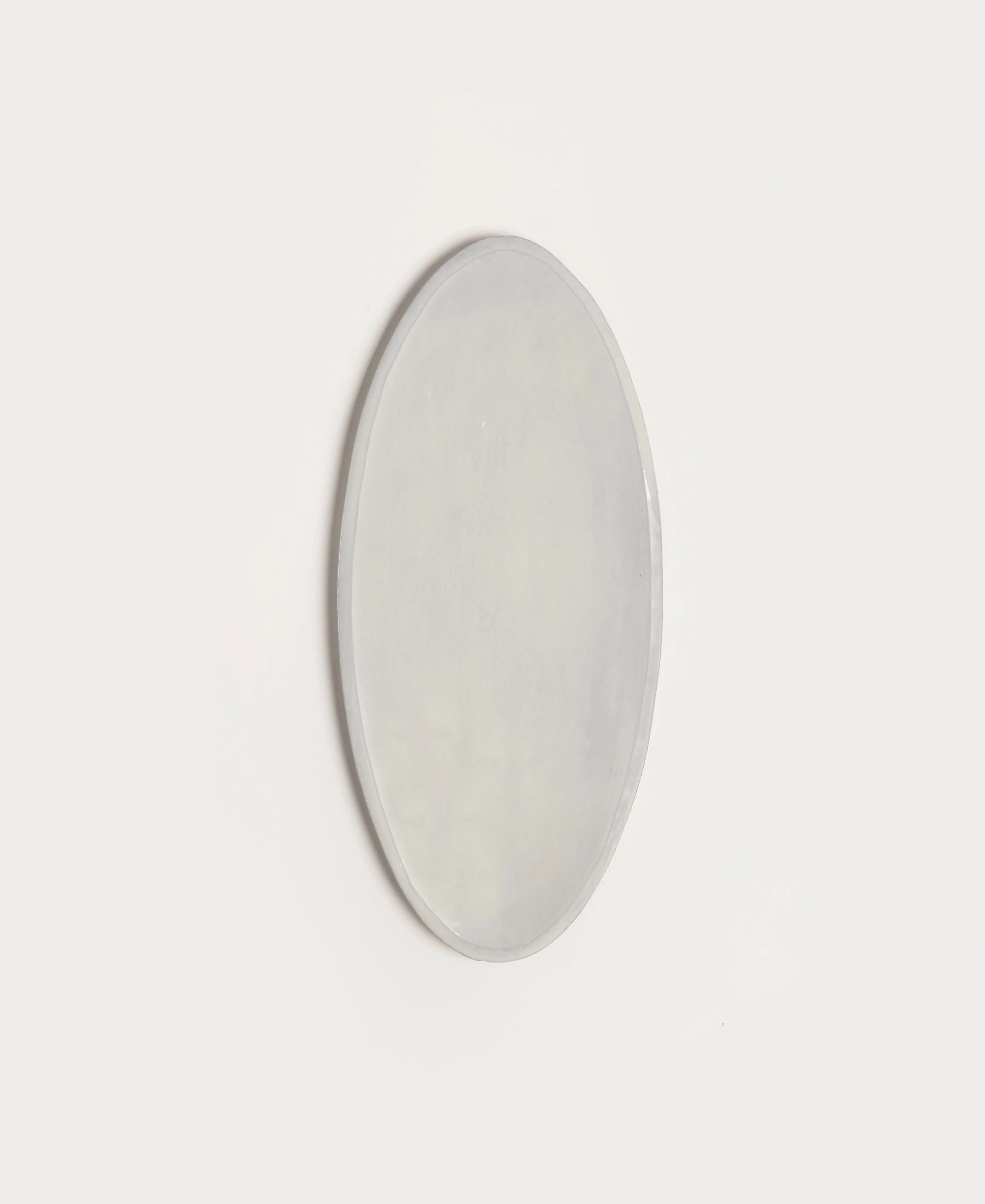 Il Buco Vita Assisi Small Oval Platter in Dove Grey
