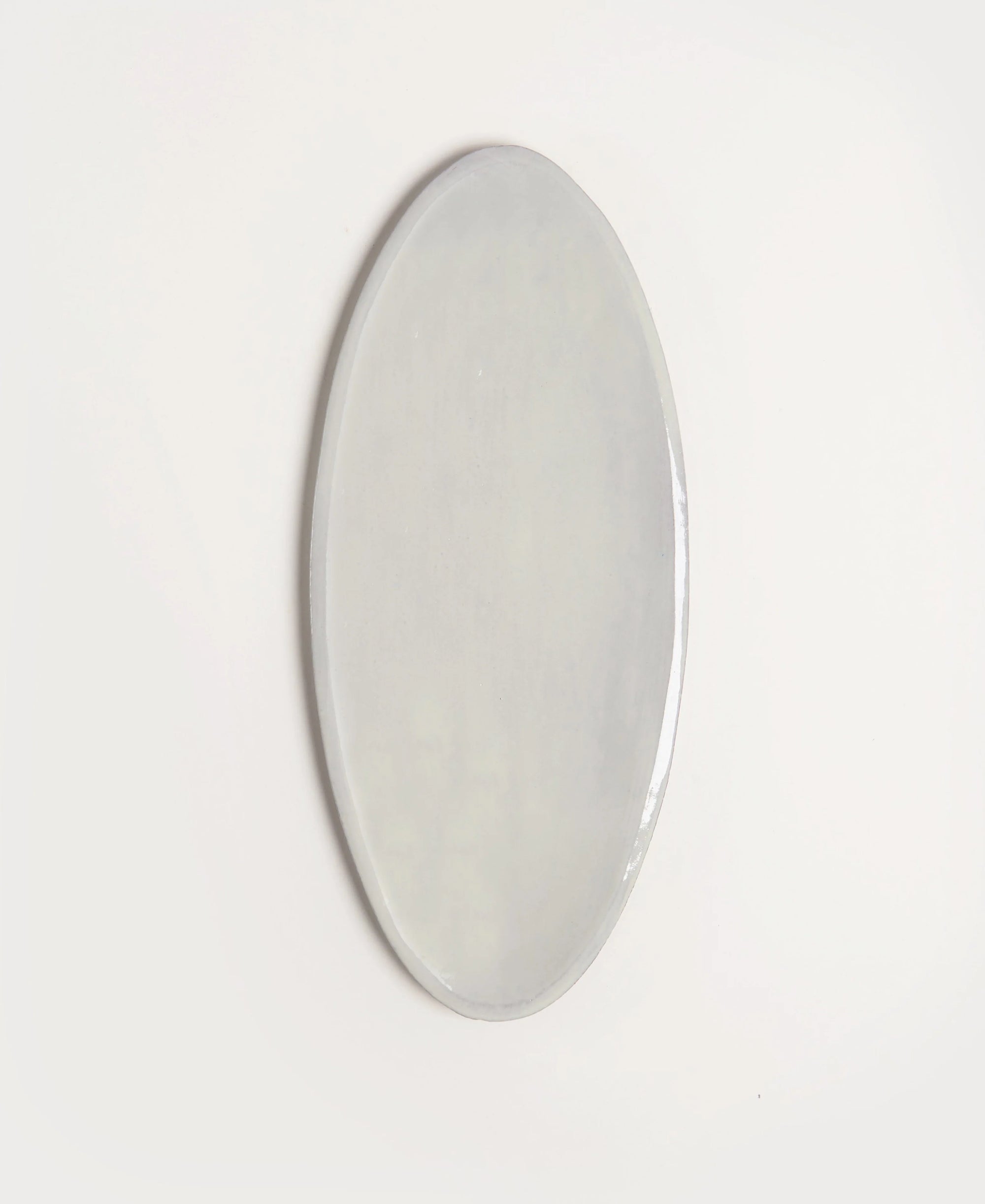 Il Buco Vita Assisi Large Oval Platter in Dove Grey