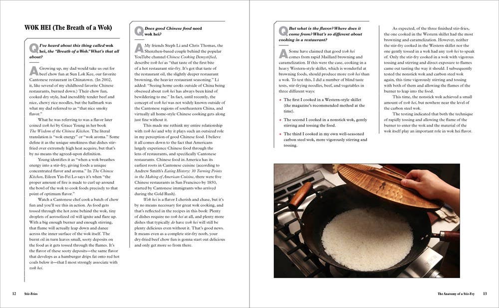 The Wok: Recipes and Techniques: Hardcover