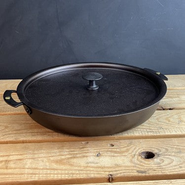 Netherton Foundry 11" (23cm) Chef's Prospector Casserole; Spun Iron, Double Handled, Oven Safe