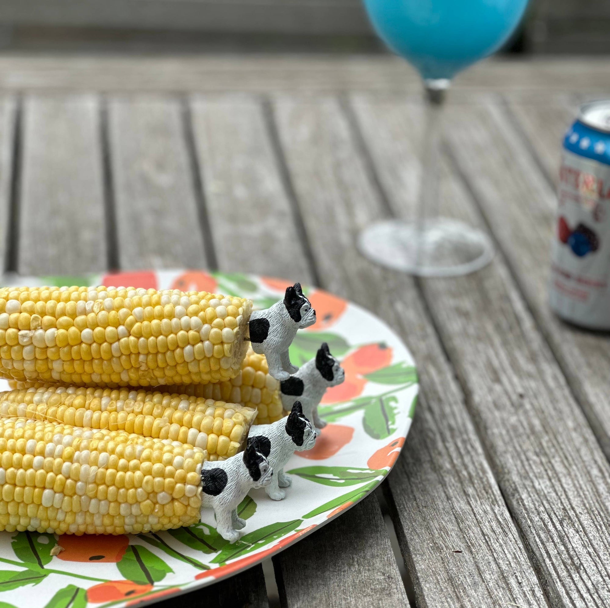Outset Frenchie Corn Holders, Set of 8, 1” x 2.25” x 1.75”