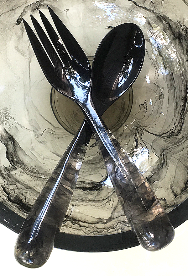 Lily Juliet Grand Slam Server Fork in Charcoal