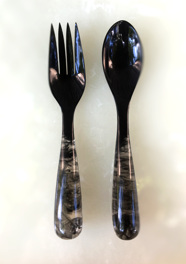 Lily Juliet Grand Slam Server Fork in Charcoal