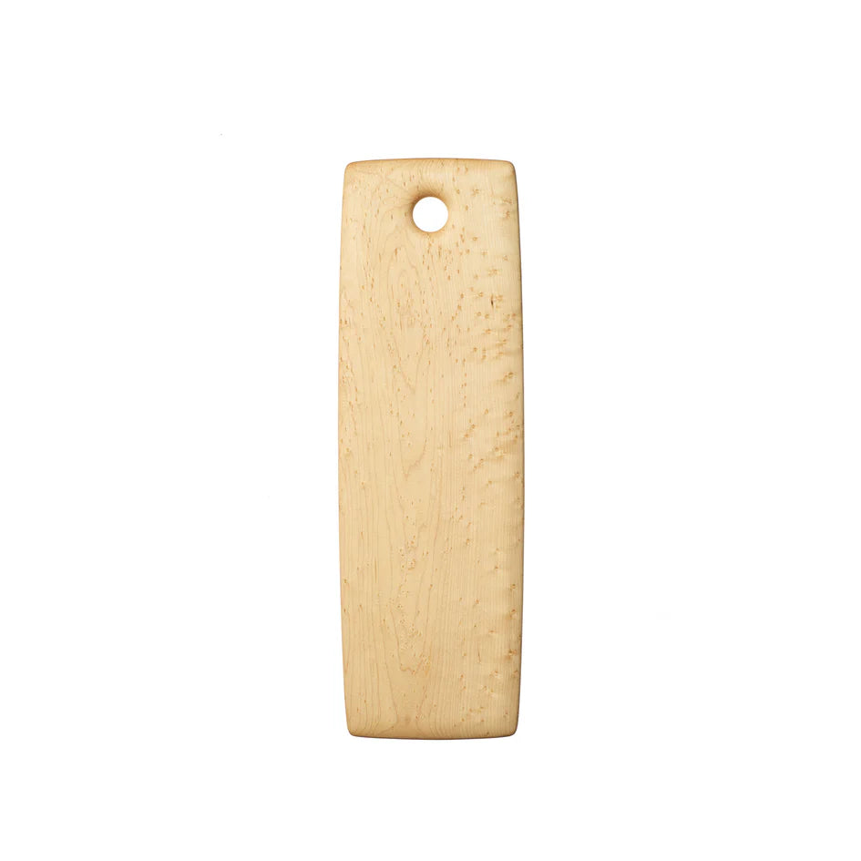 Edward Wohl Bird's-Eye Maple Breadboard 6.75" x 21" With Hole