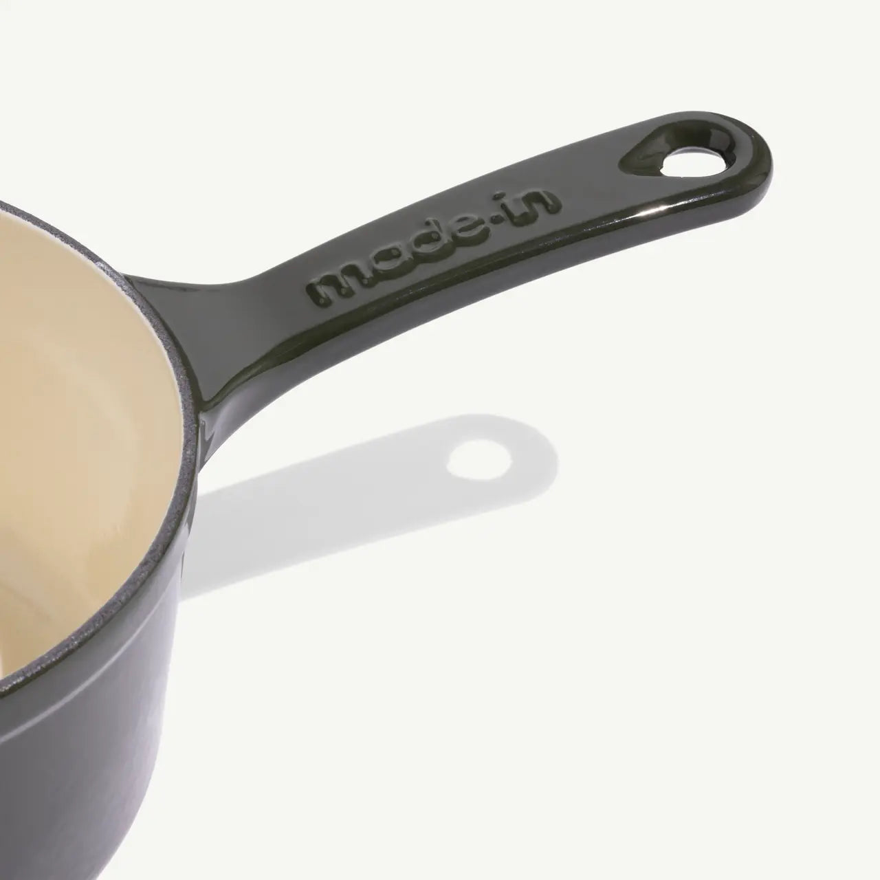 MADE IN Enameled Cast Iron Saucepan 2 QT - Willow Green (Limited Edition)