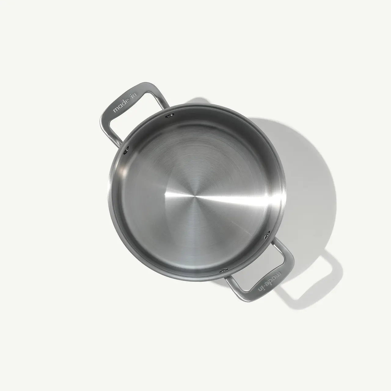 MADE IN 6 Qt Stainless Stock Pot Set / Lid
