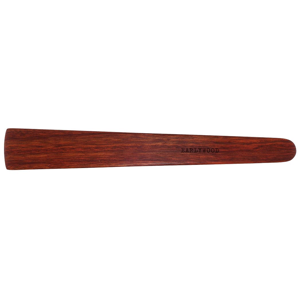 Large Flat Wooden Saute Spatula: Hard Maple