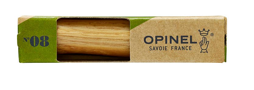No.08 Stainless Premium Wood Folding Knives: Olive