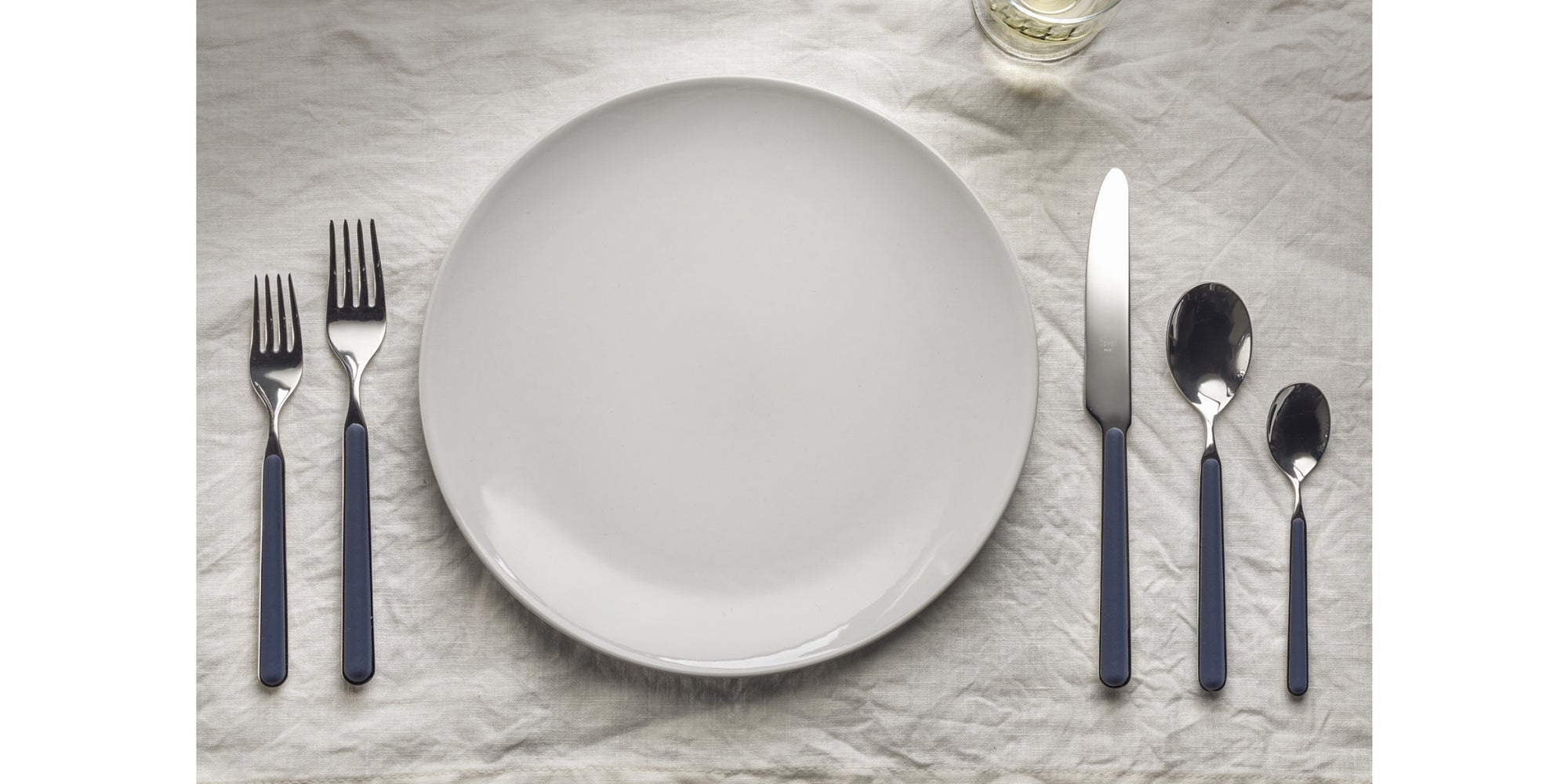 Mepra Stainless Steel Fantasia 5 pcs Place Setting in Cobalt