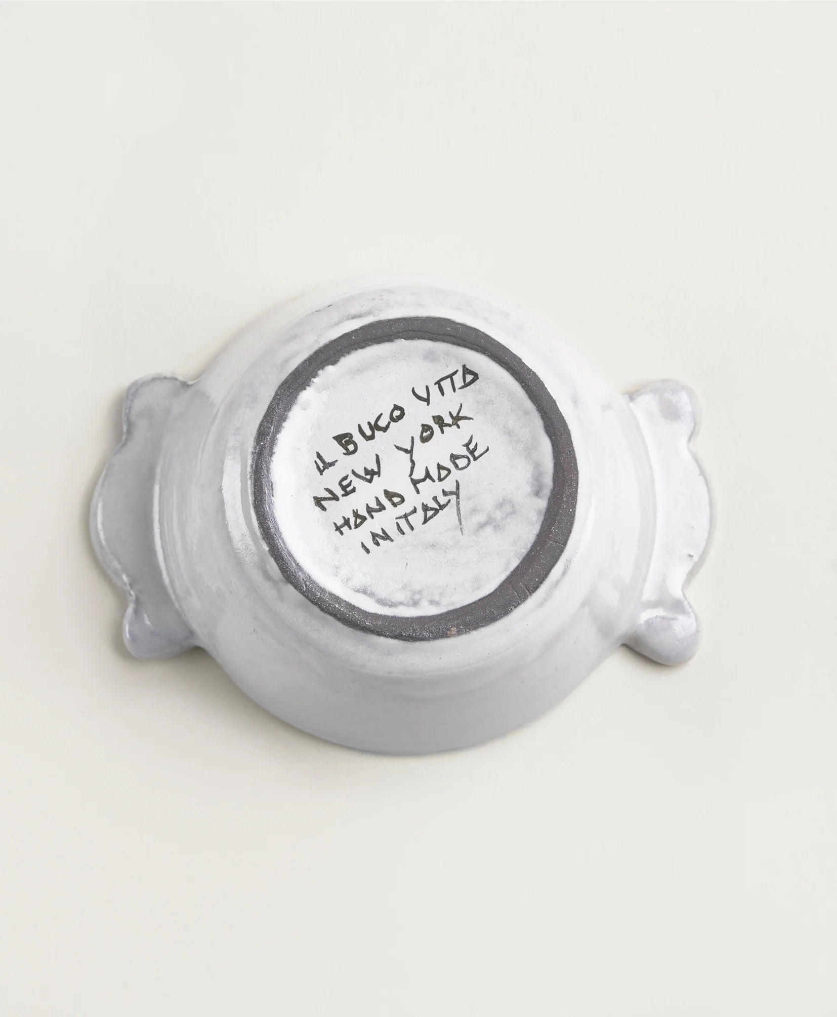 Il Buco Vita Assisi Bowl with Handles in Bianco