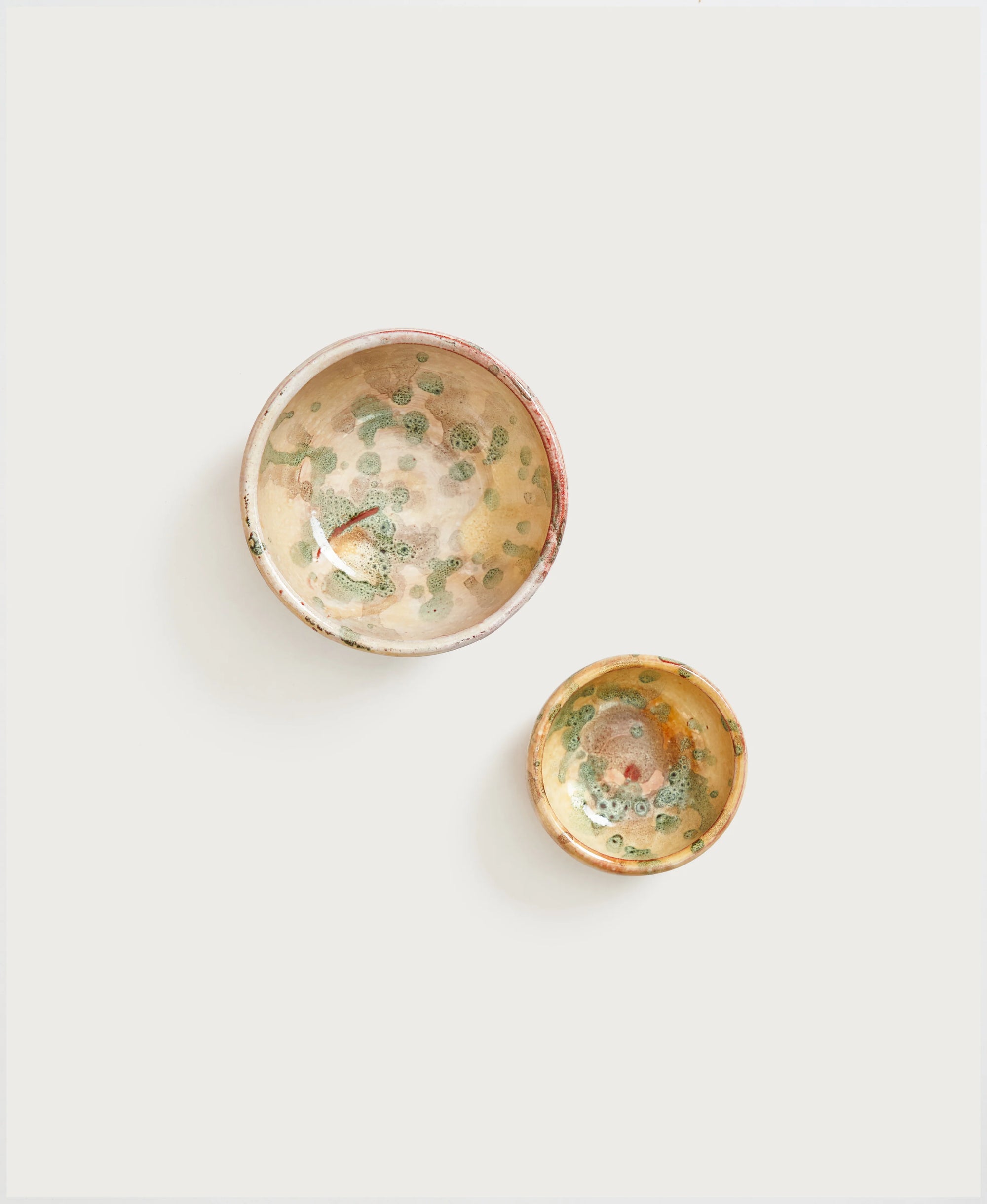 Il Buco Vita Bellocchi Terra Cotta Oil and Salt Dish Set