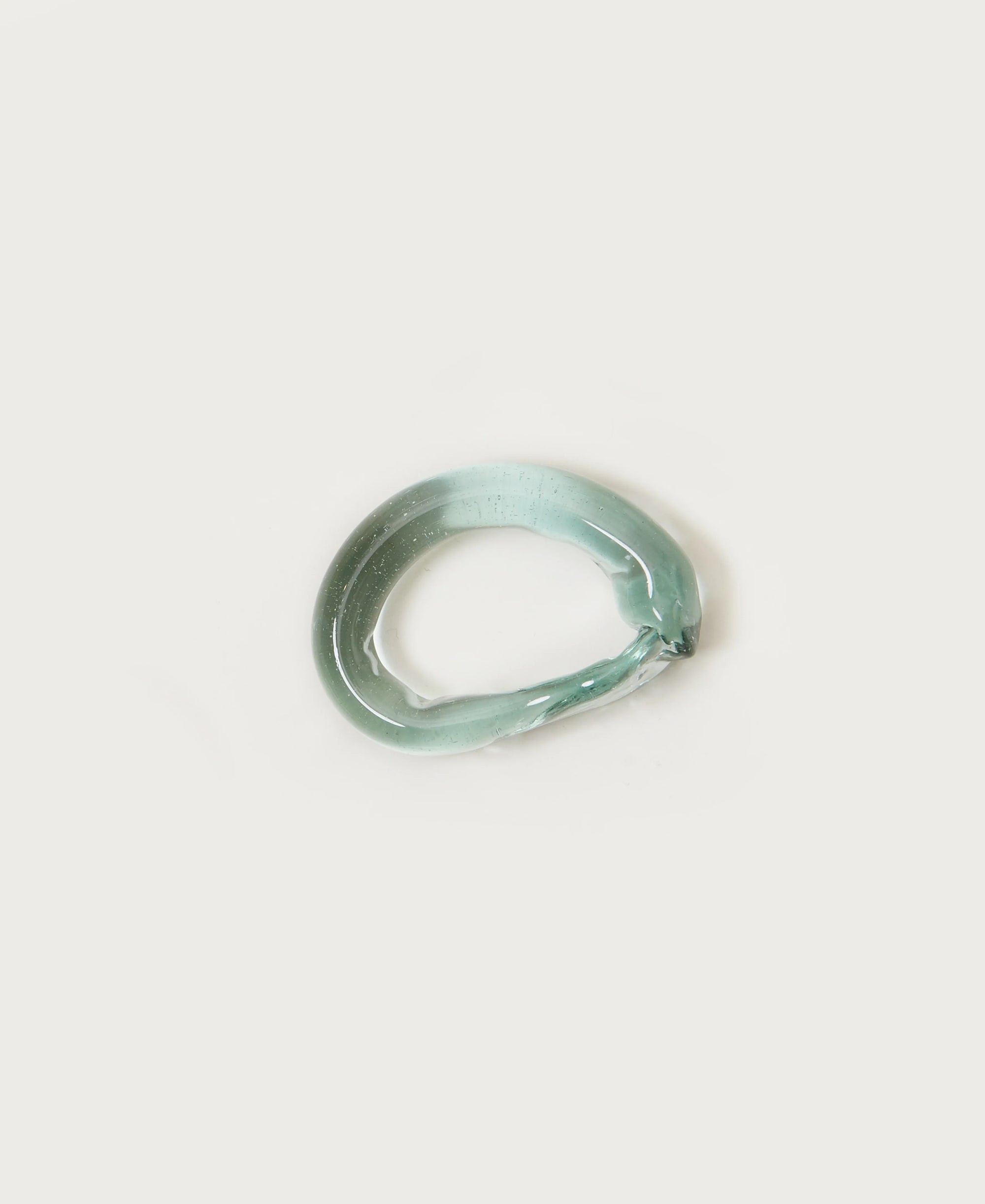 Il Buco Vita La Riccia Glass Napkin Ring - Smooth