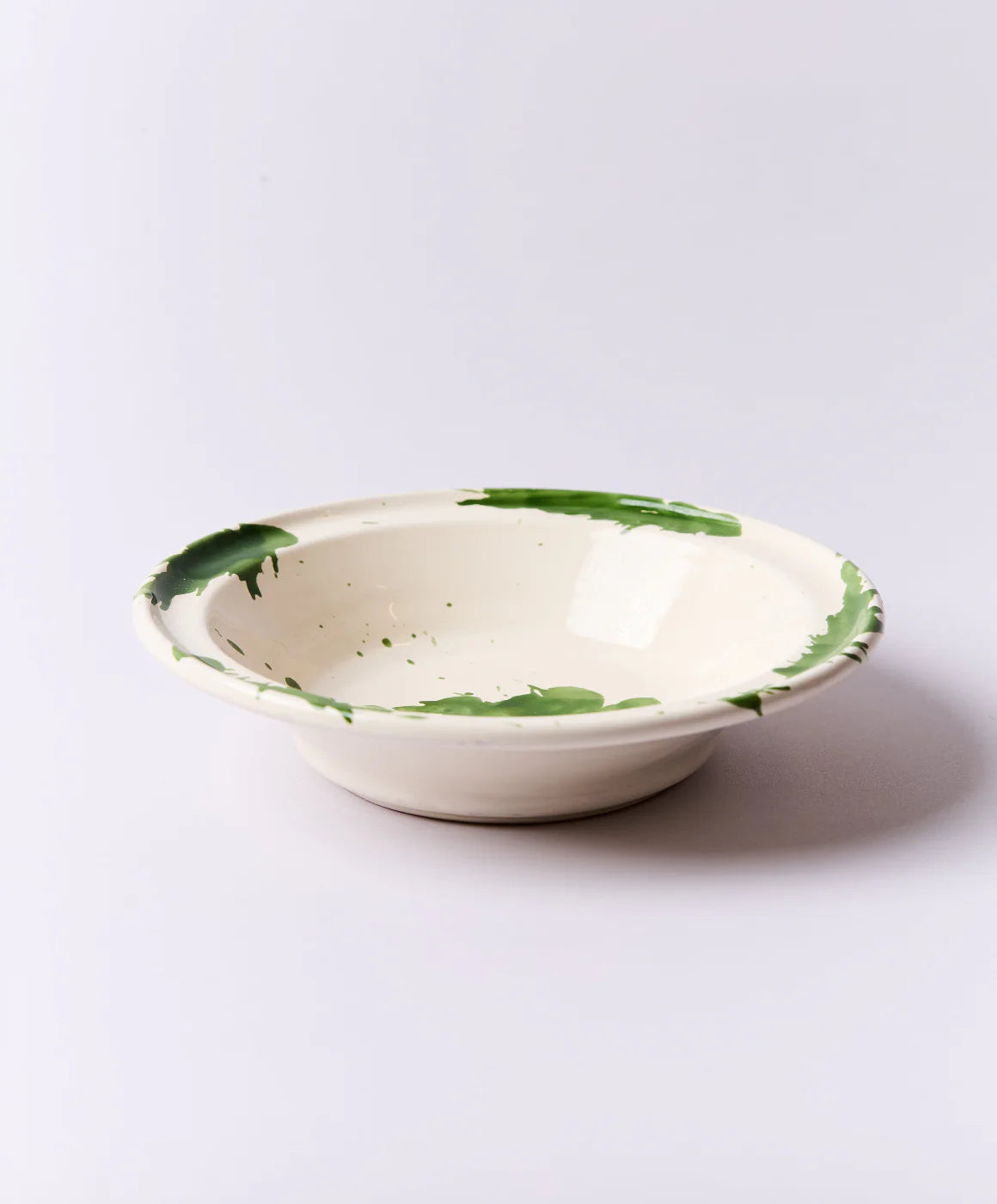 Il Buco Vita Montegranaro Green Large Splatterware Serving Dish