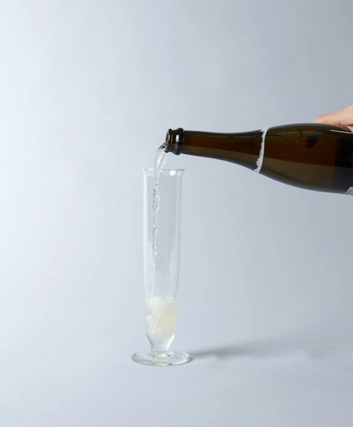 Il Buco Vita Pienza Flute Glass - Leanne Ford Collab - Smoke