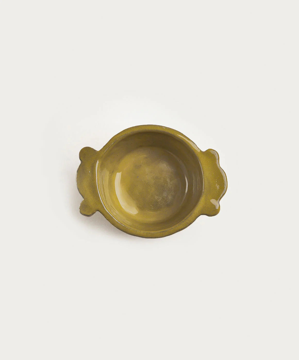 Il Buco Vita Assisi Bowl with Handles in Ocra