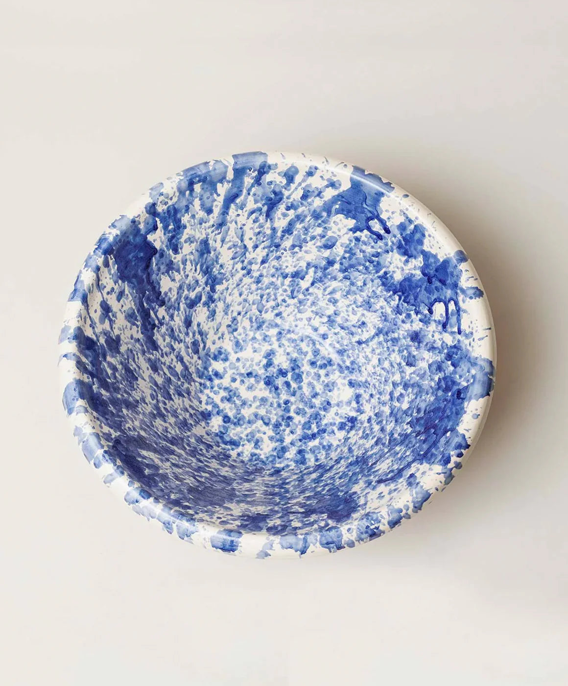 Il Buco Vita Montegranaro Blue Large Splatterware Basin