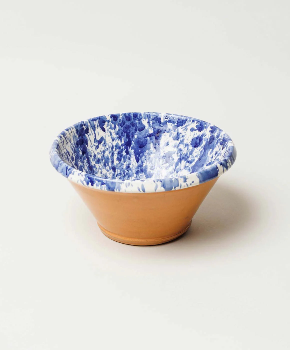 Il Buco Vita Montegranaro Blue Splatterware Mixing Bowl - Extra Large