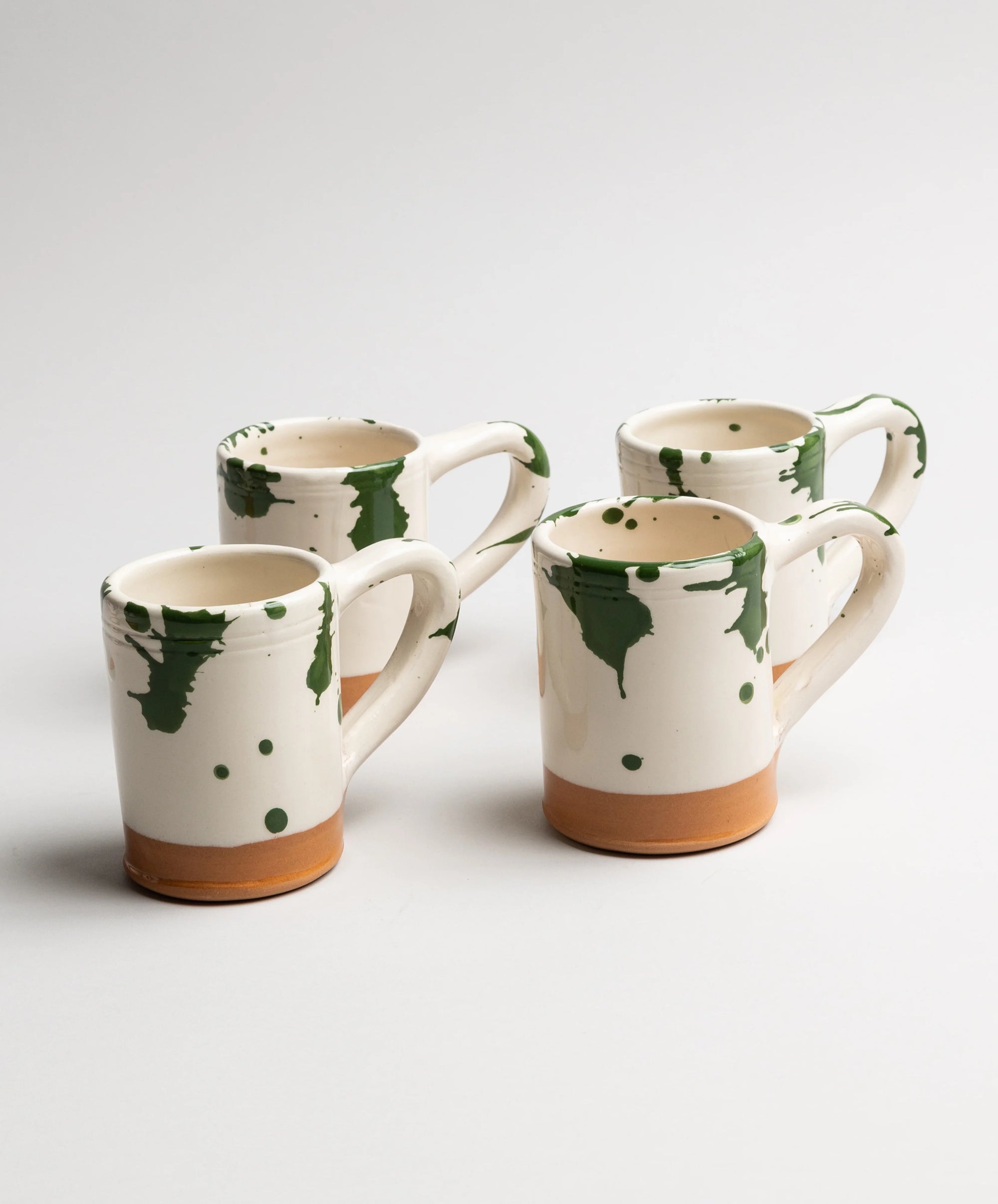 Il Buco Vita Montegranaro Green Splatterware Mug
