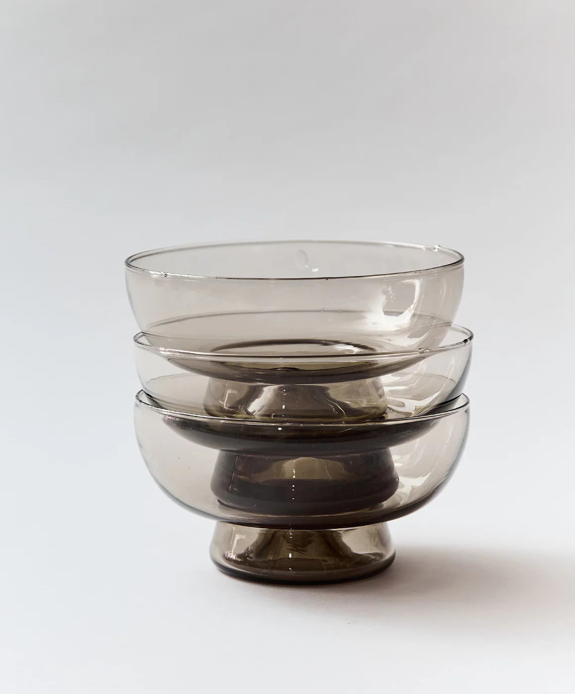 Il Buco Vita Glass Gelato Bowl in Smoke