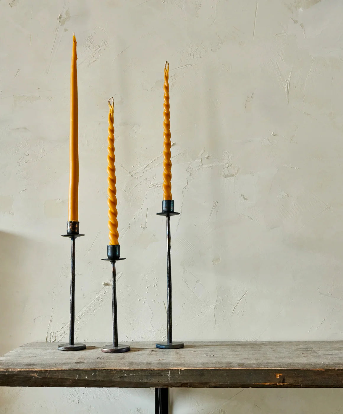 Il Buco Vita Urbino Iron Tapered Candleholders Large