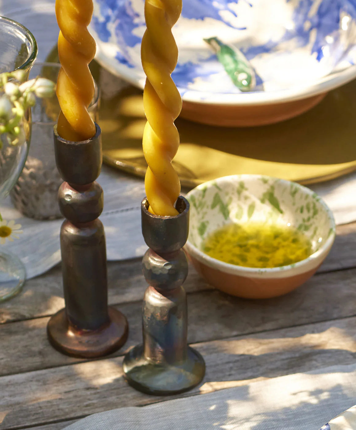 Il Buco Vita Urbino Iron Candleholder Tall
