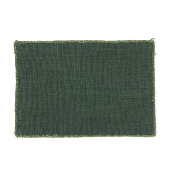 Libeco Jasper Place mat 13.5"x19.5" Hunter green
